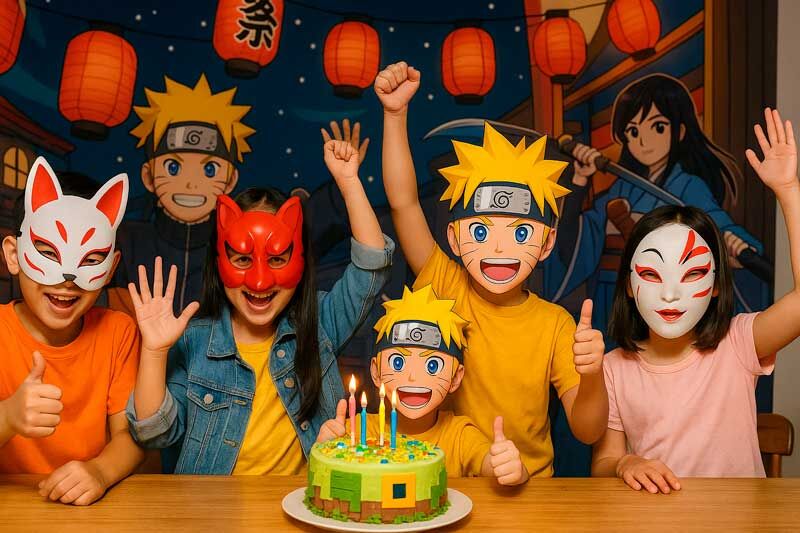 1 Фото квест комнаты Праздник в аниме-стиле с масками в городе Днепр