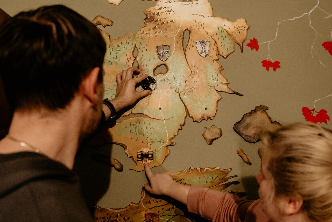 1 Фото квест кімнати Таємниця престолів в місті Ірпінь