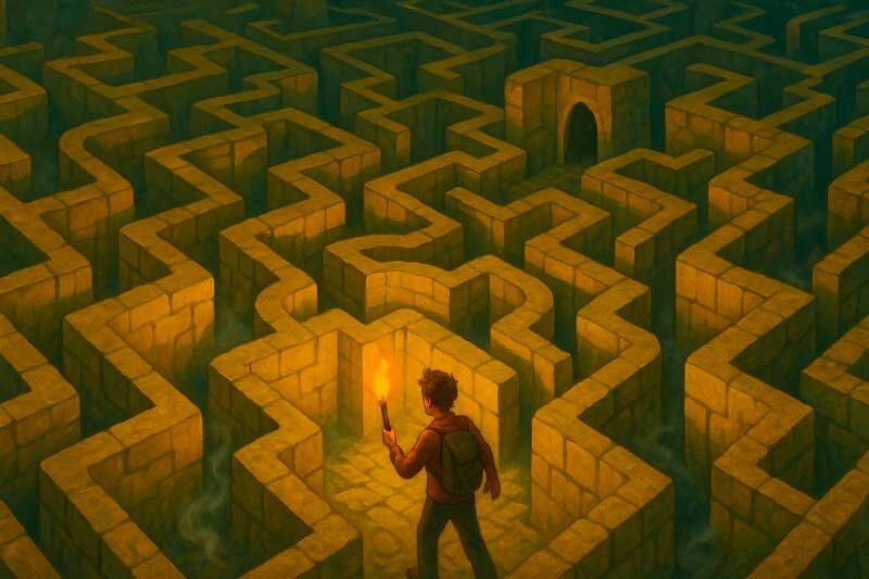 1 Фото квест комнаты Загадочный лабиринт в городе Днепр