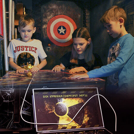 1 Фото квест кімнати Штаб Супергероїв в місті Дніпро
