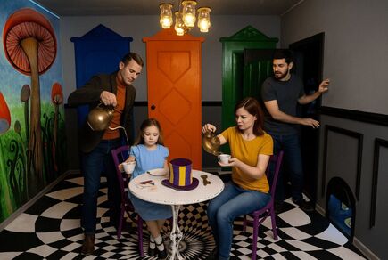 Фото квест комнаты Алиса в Стране Чудес в городе Львов