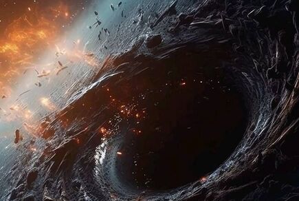 Картинка квест кімнати Чорна діра: втеча неможлива в місті Дніпро