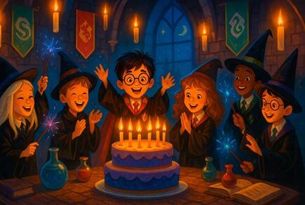 Фото квест комнаты Праздник в стиле Хогвартса в городе Днепр