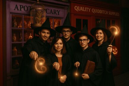 Фото квест комнаты Гарри Поттер в городе Львов