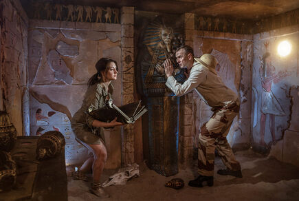 Картинка квест кімнати Мумія: книга мертвих в місті Київ