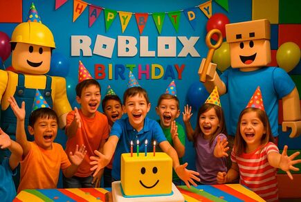 Фото квест комнаты ДР Роблокс вечеринка в городе Киев