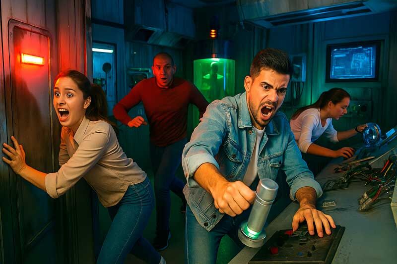 1 Фото квест комнаты Логво людей ИКС в городе Днепр